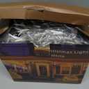 164FT 1620 LED Outdoor Christmas Lights - 360 Ice Drops, 12 Pro Modes with Timer Memory & Brightness, Waterproof Hanging Ice String Light for Holiday Wedding Garden Fence House Decor (Warm White)