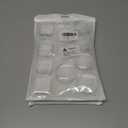 2 x Door Knob Wall Protector, 2 Inch Clear Door Handle Wall Protector, Self-Adhesive Door Handle Crash Pad for Noise Reduction, Shock Absorbent Stopper for Home and Office Use (12 Round + 8 Square Pads)