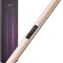 MEIRUBY Electric Candle Lighter, Christmas Stocking Stuffers Gifts for Women Mom Men Wife Sister, USB Arc Rechargeable Windproof Long Lighter for Candle BBQ Housewarming Birthday Gifts Ideas (Champagne Gold)