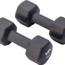 JFIT Dumbbell Pairs or Sets Neoprene & Vinyl Coated Hand Weights for Home Gym, Strength Training, Aerobics, Cardio Exercise and Fitness