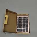 Yoidesu 22 Keys Number Pads, Numeric Keypad Portable 2.4 GHz Number Keyboard Financial Accounting Number Keyboard for Laptop, PC, Desktop, pro, Notebook, etc.(Rose Gold)
