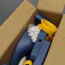 Potty Training Seat, Upgrade Toddler Toilet Seat for Kids Boys Girls, 2 in 1 Potty Training Toilet for Kids, Splash Guard Anti-Slip Pad Step StoolBlueyellow