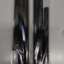 Black Tension Rods for Windows 28 to 48 Inch 2 Pack Spring Curtains Rod Tension Curtain Rod Expandable Pressure Curtain Rod Tension No Drill Adjustable Curtain Rods for Bathroom,Doorway,Door