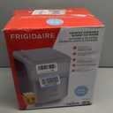 Frigidaire Countertop Crunchy Chewable Nugget Ice Maker, Compact, 33lbs per Day, Metallic Finish