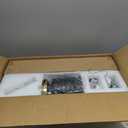 Ohniyou 52 Low Profile Ceiling Fan with Lights, Remote & APP Control Modern Flush Mount Indoor Outdoor Ceiling Fans, Dimmable, Silent DC Motor, Reversible, Black