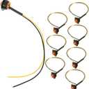 8pcs Round LED Indicator Trailer Side Marker Lights for Truck Camper Van Boat Bright Easy Install Energy Efficient Safety Lamps