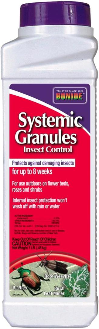 Bonide Systemic Insect Control, 1 lb. Ready-to-Use Granules for Long Lasting Insect Control in Lawn and Garden