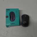 Logitech M185 Wireless Mouse, 2.4GHz with USB Mini Receiver, 12-Month Battery Life, 1000 DPI Optical Tracking, Ambidextrous PC/Mac/Laptop - Swift Grey