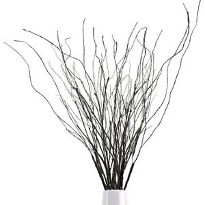 30Pcs 30" Curly Willow Branches, Artificial Flowers Twigs Decorative Sticks Stem, Dry Bendable Tree Branches for DIY Craft Home Room Wedding Floor Vase Garden Farmhouse Decor