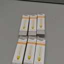 T10 Led Bulb,Dimmable 6W Led Tubular Bulbs, 60 Watt Incandescent Bulb Equivalent, 3000K Soft White, Clear Glass, E26 Base Lamp Bulb, for Cabinet Display Cabinet etc,6 Pack. (Soft White-6P)