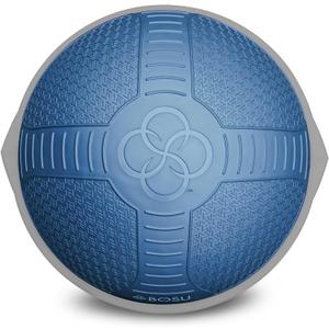 BOSU NexGen 25IN Home Fitness Exercise Gym Strength Flexibility Balance Trainer with Rubberized Non Skid Surface and Hand Air Pump (Blue)