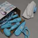 Kids Doctor Kit, 8 Pieces Toddlers Doctor Playset with Medical Storage Bag & Real Stethoscope, Pretend Play Doctor Toys Birthday Gift for Boys Girls Aged 3 4 5 6 (Blue)