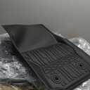 TripleAliners for Tacoma 2024 2025 Double Cab Floor Mats (Fit Auto Trans ONLY) All Weather Floor Liners Compatible with 2024+ Toyota Tacoma Accessories Front & Rear Mats, 3PCS(Not for Hybrid/Manual) (Auto Trans | 1st & 2nd Row Set)