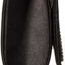 Jessica McClintock womens Alexis Pleated Flap With Rhinestones, Navy, SIZE: 7" x 1.75" x 4.5" and 22"