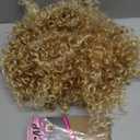 Blonde Curly Wigs for Black Women Short Afro Wigs for Black Women Afro Twist Hair (27-613)