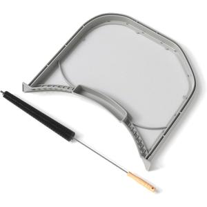 ADQ56656401 Stainless Steel Dryer Lint Filter Screen with Dryer Lint Brush Compatible with LG Kenmore Dryer DLE3500W, DLE3170W, DLE3600W, DLE3400W, Replaces ADQ566564, AP4457244, PS3531962