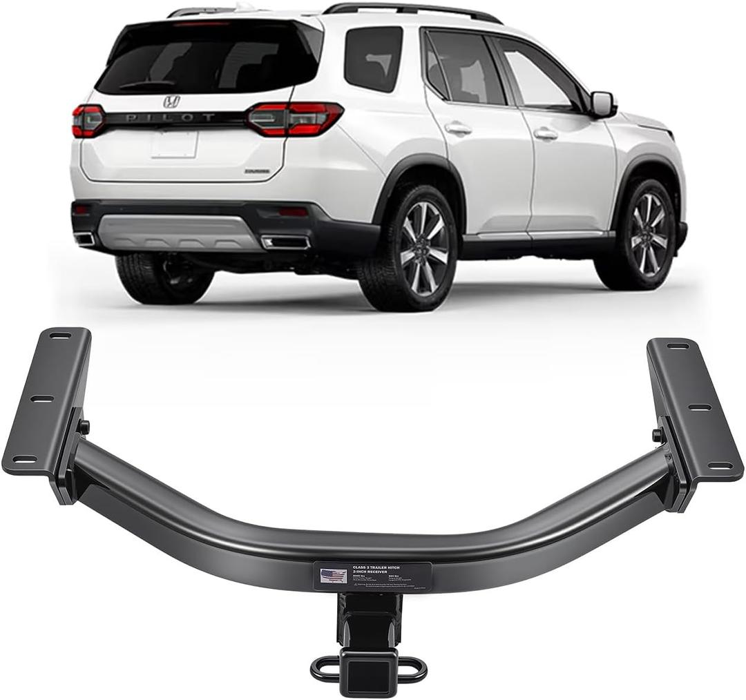 Class 3 Trailer Hitch 2-Inch Receiver Compatible with 20232025 Honda Pilot & 20222025 Acura MDX | 6,000 lbs GTW / 900 lbs TW | Heavy-Duty Custom Fit Tow Hitch