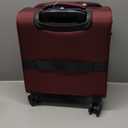 Verage Underseat Carry On Luggage with Wheels, 14.5-Inch Spinner Small Suitcase, Softside Lightweight Travel Bag for Men and Women, Airplane Carry On Bag, Burgundy Red