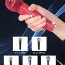 Mr.Power Steel Mesh Microphone Heads + Sparkle Mic Handheld Decorative Sleeves