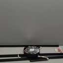 Modern LED Chandelier 24W Dimmable Black Semi Flush Mount Ceiling Light Fixture for Kitchen Dining Room Foyer Entry, 23.82"