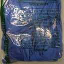 Miusol Women's Sexy Off Shoulder Satin High Split Ruched Style Evening Party Maxi Dress (Medium, Navy Blue)