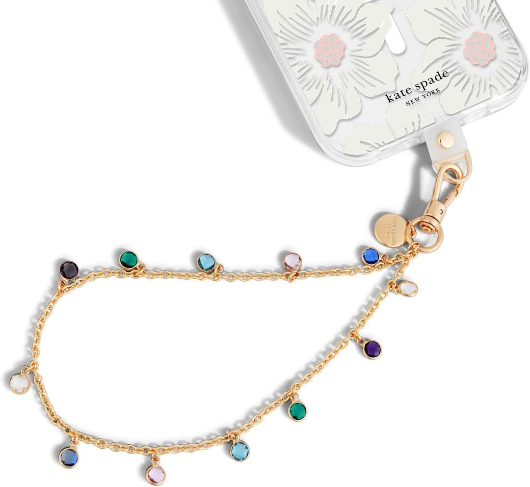 Kate Spade New York Phone Charm Detachable Cell Phone Lanyard High Shine