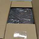 Dahey 2 Pack Wood Wall Planter Vase with Artificial Eucalyptus Farmhouse Wall Hanging Decor Pocket Planter for Indoor Fake Plants Greenery, Living Room Bedroom Kitchen Home Office Decoration (Medium, Brown)