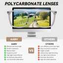 2 x Oversized Reading Glasses for Women,Blue Light Blocking Spring Hinges Eyeglasses Anti UV Ray/Glare (Brown)