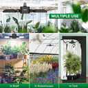 SANSI LED Grow Lights for Indoor Plants, Full Spectrum High PPF Plant Grow Light, 60W Indoor Plant Lights for 2x3ft Growing, Seed Starting, Blooming and Fruiting, E26 Base (Not Include Power Cord) (60.00 Watts, Black)