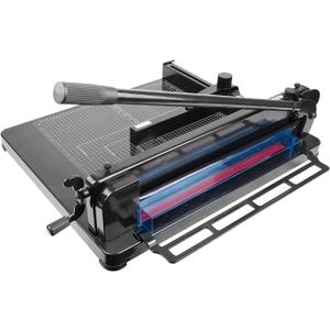 A3 Heavy Duty Paper Cutter, 17"Guillotine Paper Cutter, High-Speed Steel Blade 1.57" Stack Cutting