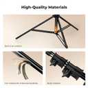 K&F CONCEPT Air Cushioned Light Stand, 41-110" Height, 1/4"-3/8" Adapter
9.2ft Heavy Duty Photography Tripod Stand, Max Load 17.6 lbs, Sandbag Included for Studio Softbox COB Light, TL14
