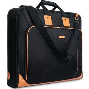 Noozion Garment Bag for Travel, Large Carry On Suit Bag for Business Up to 3 Suits, Wrinkle Free Garment Bag for Hanging Clothes with Shoulder Strap, Laptop Compartment, and Wet-Dry Pocket