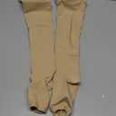 Amazon Basic Care Medical Compression Stockings, 20-30 mmHg Support, Women & Men Thigh Length Hose, Open Toe, Beige, Medium (Previously NuVein)