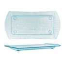 GET Enterprises Inc Cache Polycarbonate Jade Rectangular Platter, 18 x 9 Inch 1 Pack