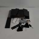 WESTREE Dual Monitor Stand Riser - 2 Shelf Computer Stand with Adjustable Length and Angle, Desktop Organizer for 2 Monitors (Grey)