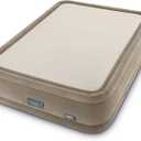 Intex PremAire ThermaLux Air Mattress with Digital Comfort Internal Pump, Queen, 20in Bed Height, Tan
