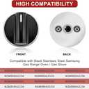AMI PARTS 00650847 Knobs Cooktop Stove Knobs Fit for Bosch Stove Knob, Replace 00650847 650847 1999734 AH3480601 Range Oven Gas Stove Knob (5 pcs)
