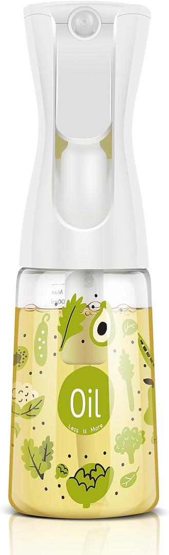 Oliver Oil Sprayer for cooking, Spray bottle 6oz, Non-Aerosol Refillable Dispenser Oil Mister FS601 Green Vegetable