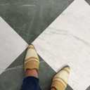FloorPops x Chris Loves Julia Bonneville Jade Peel and Stick Floor Tiles, FP6332