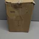 Pleated Table Lamp, Table Lamp for Bedroom, Bedside Lamps for Nightstand with Linen Lampshade, Modern Lamp for Bedroom Home Office Decor (Gold)