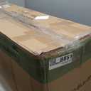 VECELO Upholstered Dining Chairs Set of 4, Modern PU Leather and Solid Wood Legs & High Back,Parsons for Kitchen/Living Room- Black