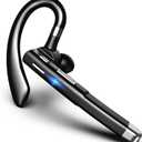Wireless Headset Business Earpiece Built-in Mic Noise Cancelling Headphone 5.3 Handsfree Sports Earphone for Android iOS Driving Trucker Driver Business Office