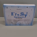 EpiqueOne 68-Piece “It’s A Boy” Baby Shower Party Decor Kit | Includes a Banner, Tissue Paper Pom Pom, Rose Gold Balloons & More | Easy to Assemble | For Gender Reveal & Baby Shower Decorations