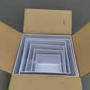 Redants 6 PCS Buffet Risers, Large Food Risers for Buffet Table, Food Display Risers for Party, White Acrylic Boxes Dessert Table Display Set, Risers Display Stands (Size 10" 9" 8" 7" 6" 5")