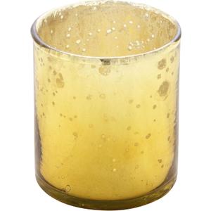 KARMA GIFTS 3" Mercury Straight Votive Gold