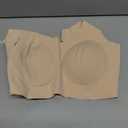 Ubras Seamless Bras for Women Light Support Wireless Bralette Comfortable Soft Smooth Pull On Bras (Beige, L)