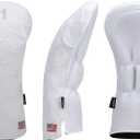 YuEagleSky Golf Head Covers Woods Driver Fairway Hybrid 4 Sets 1 3 5 X Interchangeable Number Tag Fit All 462CC Clubs