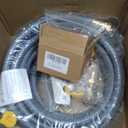 3/4 Natural Gas Hose for Generator 24FT, Natural Gas Line with Brass Quick Connect Fittings for NG Appliance, Use for Generator, Grill, Heater Connector, CSA Outdoors Use