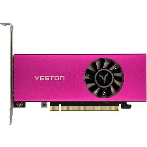 Yeston GeForce RTX 3050 6GB GDDR6 Low Profile Graphics Card for Gaming PC Mini Small Form Factor SSF Slim Low Profile Design(Equipped with a Half Height Shifter)