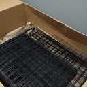 Amazon Basics Portable, Foldable Metal Wire Small Dog Crate with Removable Tray, Divider Panel, Single Door, Easy to Assemble, 24" x 18" x 20", Black